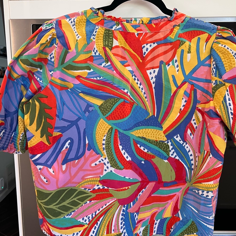 THML print blouse - image 3